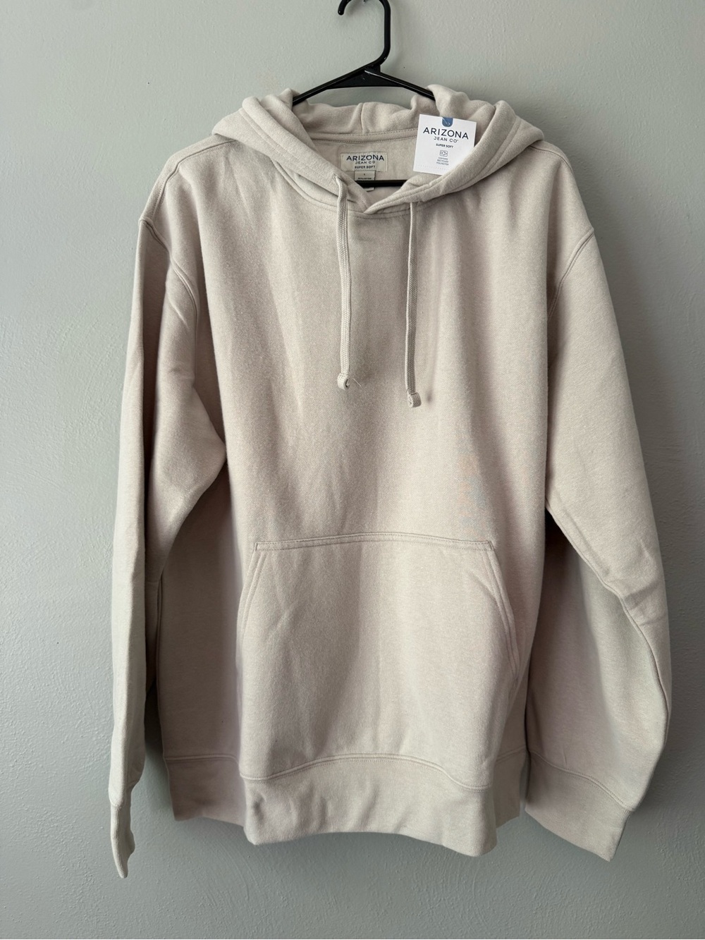 Arizona Jean Company Men's Hooded Sweatshirt - Beige